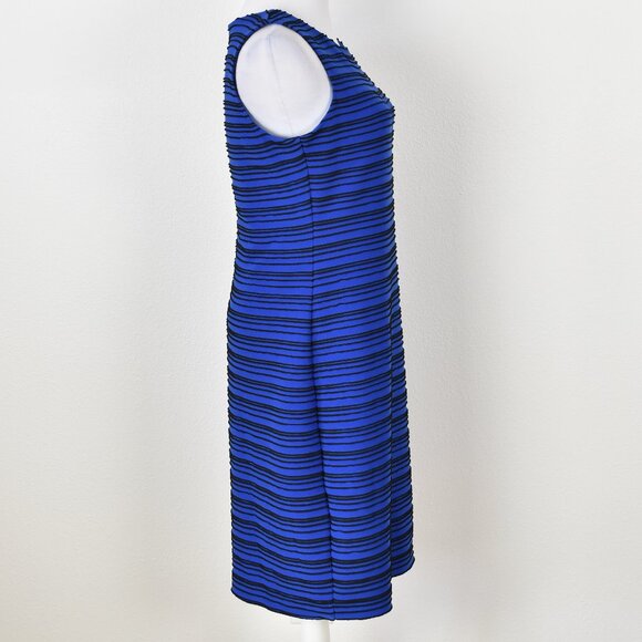 Calvin Klein Textured Stripe Sheath Dress - 8 - Picture 8 of 9